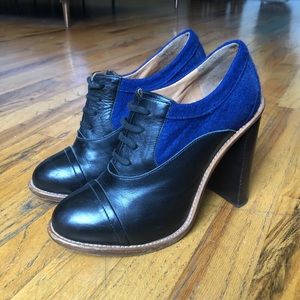 Chloe Oxford Captoe Booties